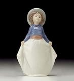 Nao by Lladro Girl Picking Up Her Skirt Figurine