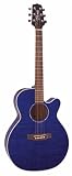  : Takamine G Series EG440C NEX Acoustic-Electric Guitar, Blue Quilt