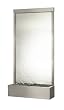 Waterfall Grande Rear Mount Fountain Brushed Stainless with Silver Mirror By Bluworld