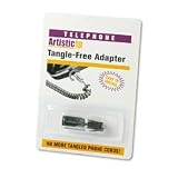 Telephone Cord Untangler, Rotating, Clear/Black SOF21002