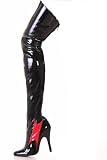 Produkt-Bild: Domina Oberschenkellangen Lackstiefel