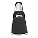 ISUDA Knife Sharpener Diamond Knife Sharpener for Steel Knives in All Sizes-Household Sharpener with 2 Stage Coated Sharpening System,Coarse & Finely Ground,Black