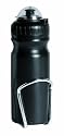 Raleigh Bottle Wide Neck Black+Cage