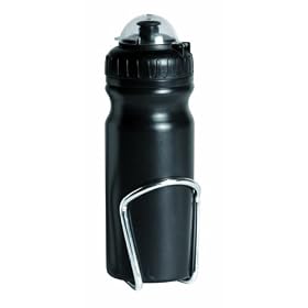 Raleigh Bottle Wide Neck Black+Cage