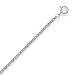 24 Inch Rhodium Plated Cable Chain - 0.8mm Wide