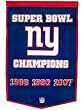 New York Giants 24"x36" Wool Dynasty Banner - Football Sports Merchandise