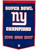 New York Giants 24x36 Wool Super Bowl Dynasty Banner