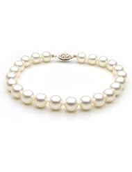 Akoya Pearl Bracelet with 14k Clasp, 7.5-8mm AAA