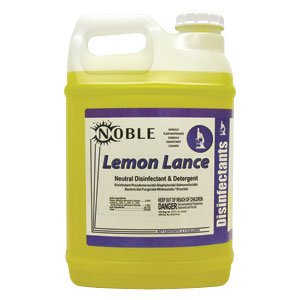 31wMn254hqL 2.5 Gallons Noble Chemical Lemon Lance Lemon Disinfectant & Detergent Cleaner