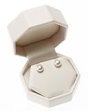 7 mm Fresh Water, White Pearl Studs with 14K Gold Clasp