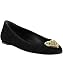 Gucci black suede 'Babouska' flats