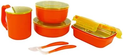 Onbi Baby Meals On The Go Feeding Set - Orange