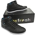 Boxfresh Swich Half Cab Black Leather New Mens Shoes Boots