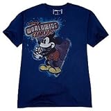 Disney Organic Worldwide Famous Mickey Mouse Tee for Men