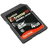 Sandisk SDSDX3-004G-A31 4GB Extreme III SD Card
