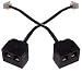 Telephone Training Adapter Y Splitter for Corded Handset