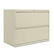 36" Wide Lateral File Cabinets, Two Drawer, Putty (ALELA523629PY) Category: Metal Lateral File Cabinets