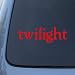 TWILIGHT LOGO - Edward Cullen Vinyl Decal Sticker #1655 | Vinyl Color: Red