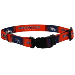 Denver Broncos Adjustable Pet Dog/Cat Collar (X-Small)