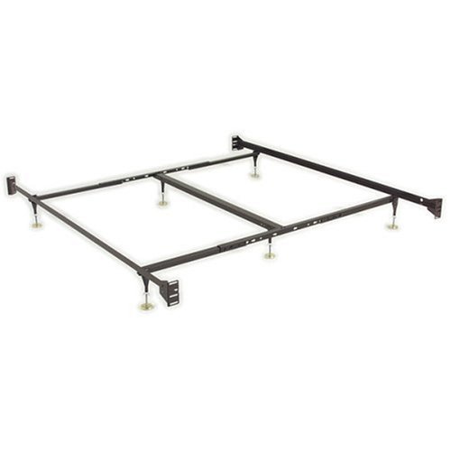 How to Adjustable Queen/Eastern King Sturdy Metal Bed Frame with Glides