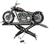 Black Widow Air Operated Premium Pneumatic Motorcycle Lift Table