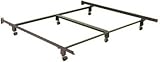 Inst-A-Matic California King Bed Frame with Carpet Rollers by Leggett and P ....