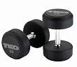 5 lb Rubber Encased 31mm Tri-Grip Handle Dumbbell Pair