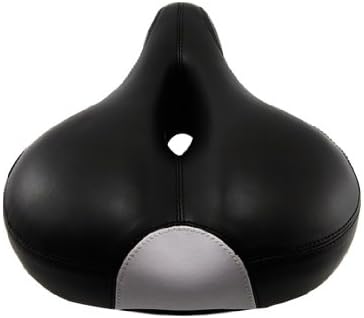 WantDo Outdoors Cycling Mountain Bike Bicycle 3D Memory Foam Saddle Bicycle Saddle(Black & Silver )