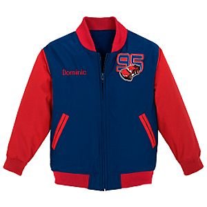 Personalized Varsity Disney Cars Jacket for Toddler Boys