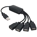 Sabrent USB-CBBH USB 2.0 Flexible 4-Port Self-Powered Mini Hub