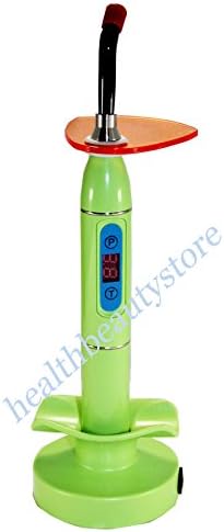 Dental 5w Wireless Cordless LED Curing Light Lamp 1600mw/cm2 (green)