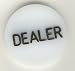 Dealer Button Engraved (White)