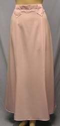 Long Flared Skirt, Pink
