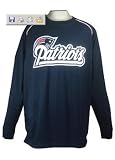 New England Patriots Close Look 2 Big and Tall Long Sleeve Jersey Crew