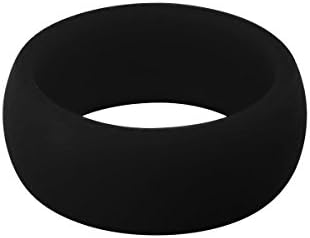 Men's Silicone Wedding Band by Rubber Diamonds - The Safe Wedding Ring Replacement for Active Lifestlyes