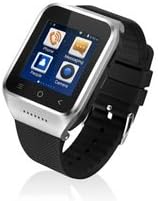 Great Asia S8 Smartphone Smart Watch Android 4.4 Mtk6572 Dual Core 1.5 Inch GPS 5.0mp Camera Wcdma (Silver)
