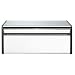 Brabantia Fall Front Bread Bin, Brilliant Steel