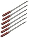NEW, 25-Inch Long, Large Stainless Steel Brazilian-Style BBQ Barbecue Skewers, Shish Kebab Kabob Skewers, 1-Inch Wide Blade, Set of 6