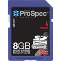 Prospec 8GB 150x SDHC Class 6 Memory Card