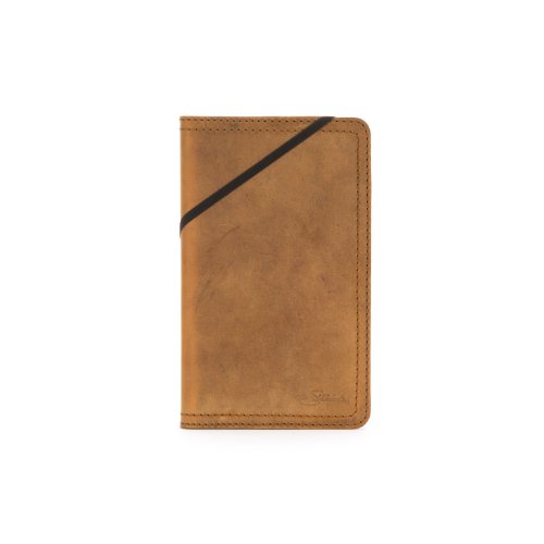 Saddleback Leather Medium Moleskine Cover in Tobacco
