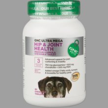 GNC PETS Gnc Ultra Mega Hip & Joint Health Savory Beef Flavor,180 Chewable Tabs