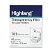 Computer Graphics Film Clear 8 1/2 x 11 50/Box