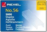 Rexel 56 Staples 6mm [Pack 5000]