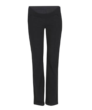 Maternity Black Under Bump Slim Bootcut Jeans