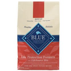 Dry Dog Food With Seafood Recipe:Blue Buffalo Adult Fish & Sweet Potato Dry Dog Food 30-lb bag