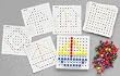 Pegs and Pegboard Set with Pattern Cards Preschool Educational Learning Toy Game