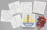 Pegs and Pegboard Set with Pattern Cards Preschool Educational Learning Toy Game