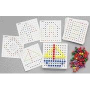 Pegs and Pegboard Set with Pattern Cards Preschool Educational Learning Toy Game