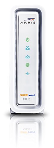 ARRIS SURFboard SB6141 DOCSIS 3.0 Cable Modem - Retail Packaging - White