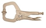 C-Clamps: Crescent C6CCSV 6-Inch Locking C Clamp with Swivel Pads